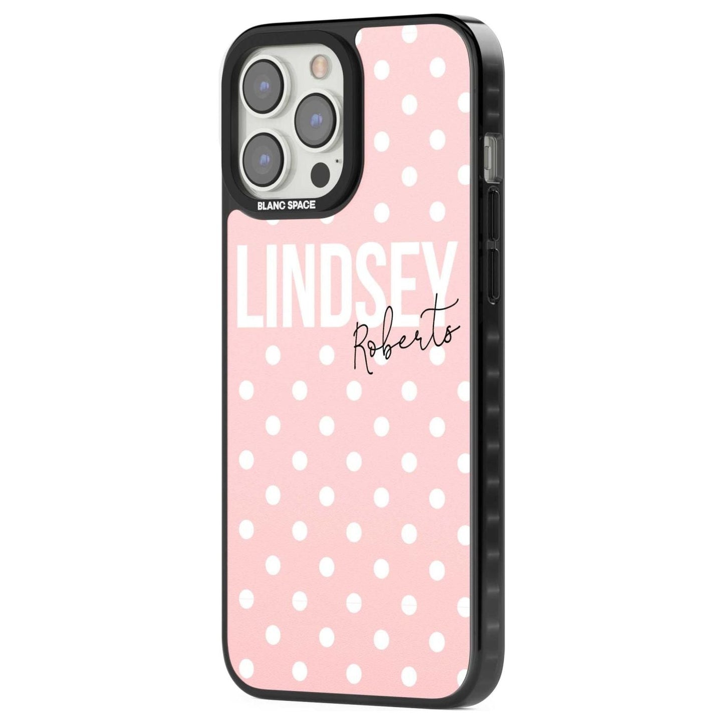 Personalised Pink Polka