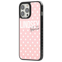 Personalised Pink Polka