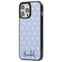 Personalised Simple Light Blue Dots