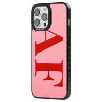 Personalised Red & Pink Letters