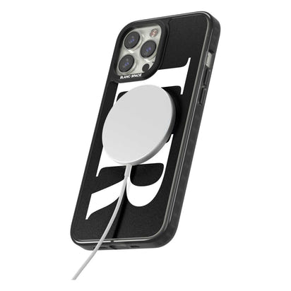 Lettres blanches et noires personnalisées