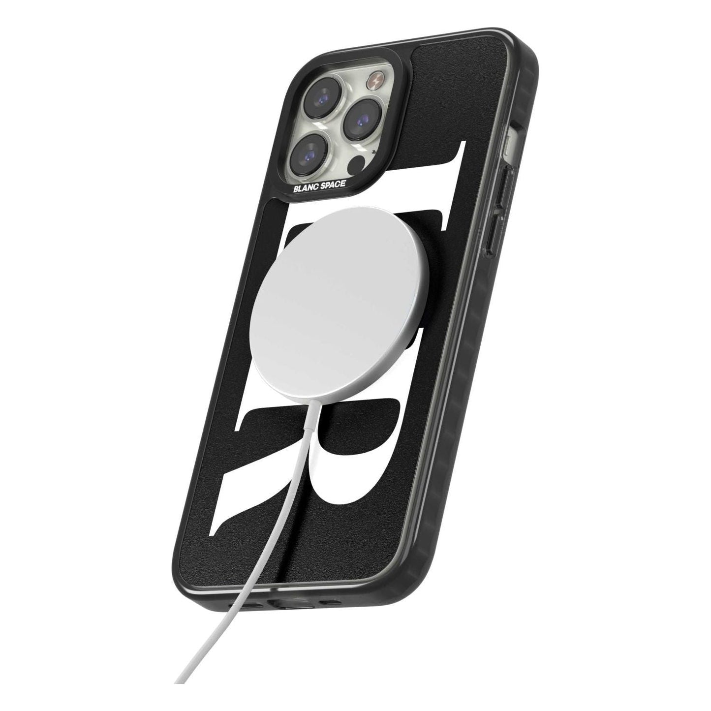 Lettres blanches et noires personnalisées