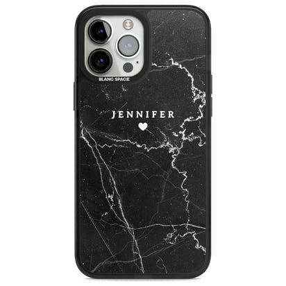 Personalised Black Marble