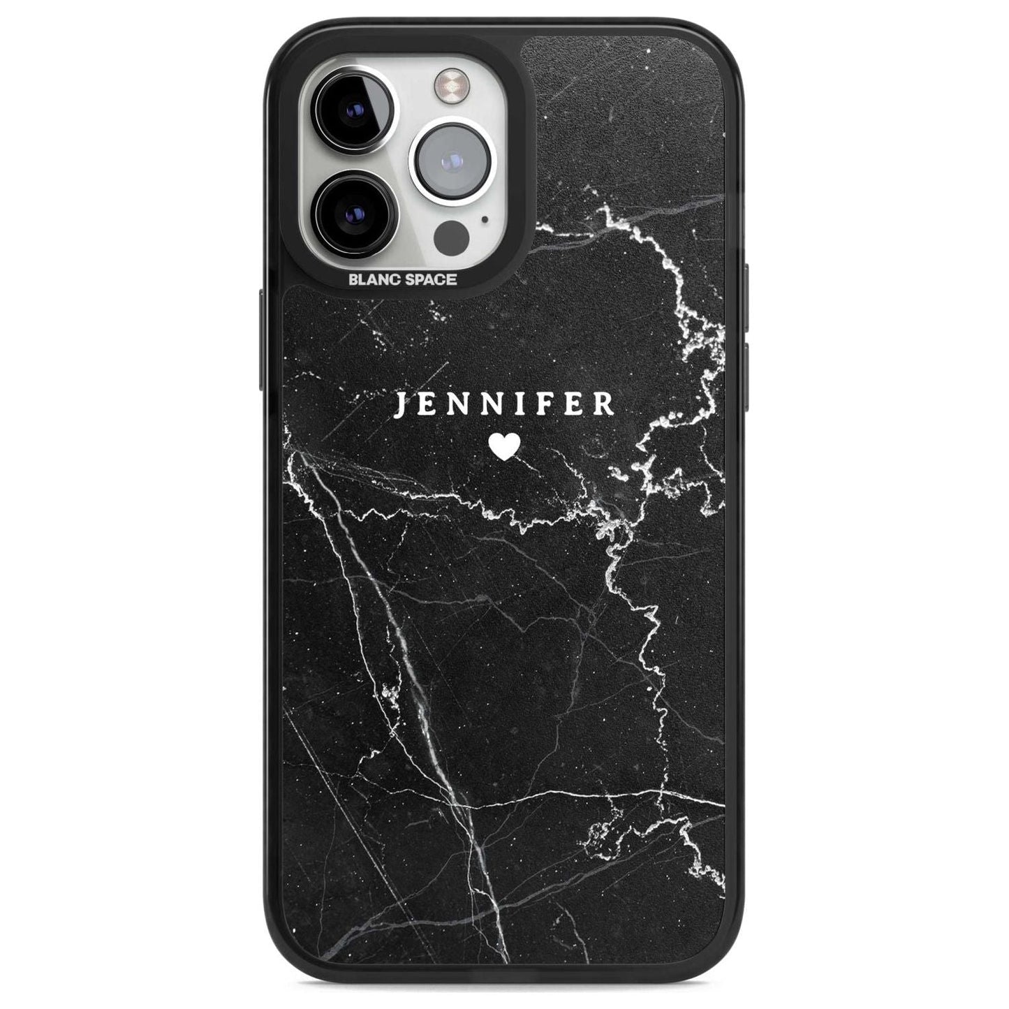 Personalised Black Marble