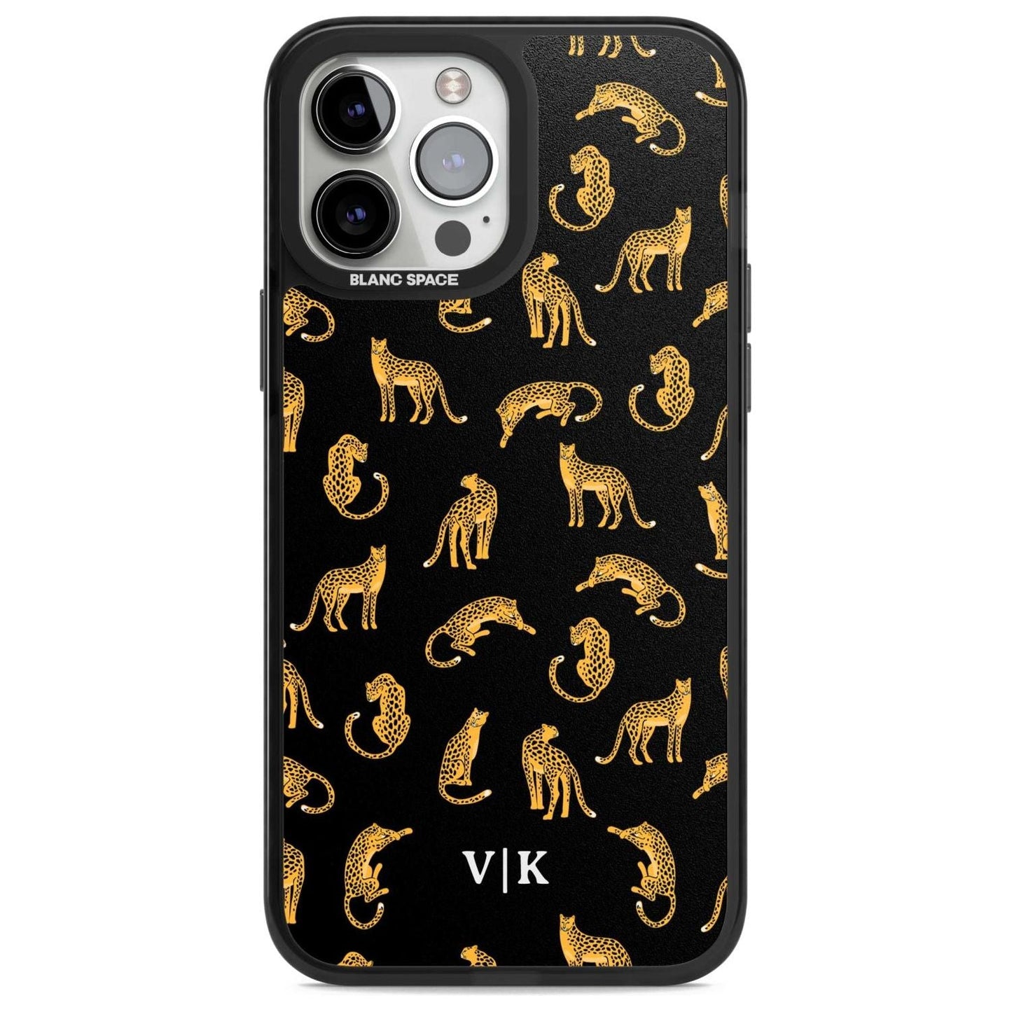 Personalised Gold Cheetah Pattern