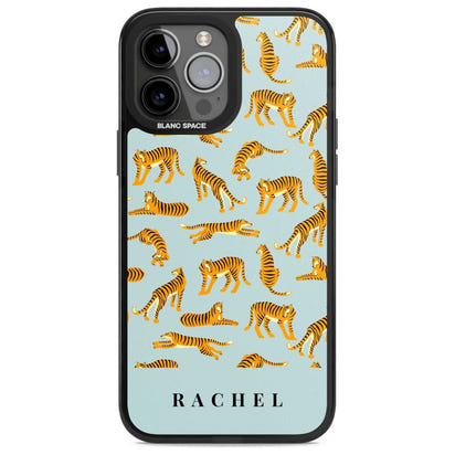 Personalised Turquoise Tiger Pattern