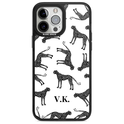 Personalised Black & White Cheetah Pattern