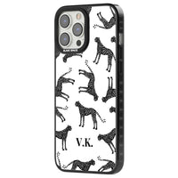 Personalised Black & White Cheetah Pattern