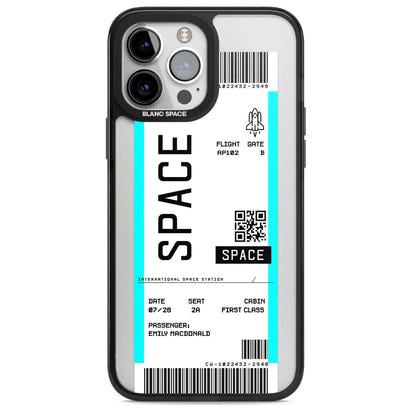 Personalised Space Travel Ticket