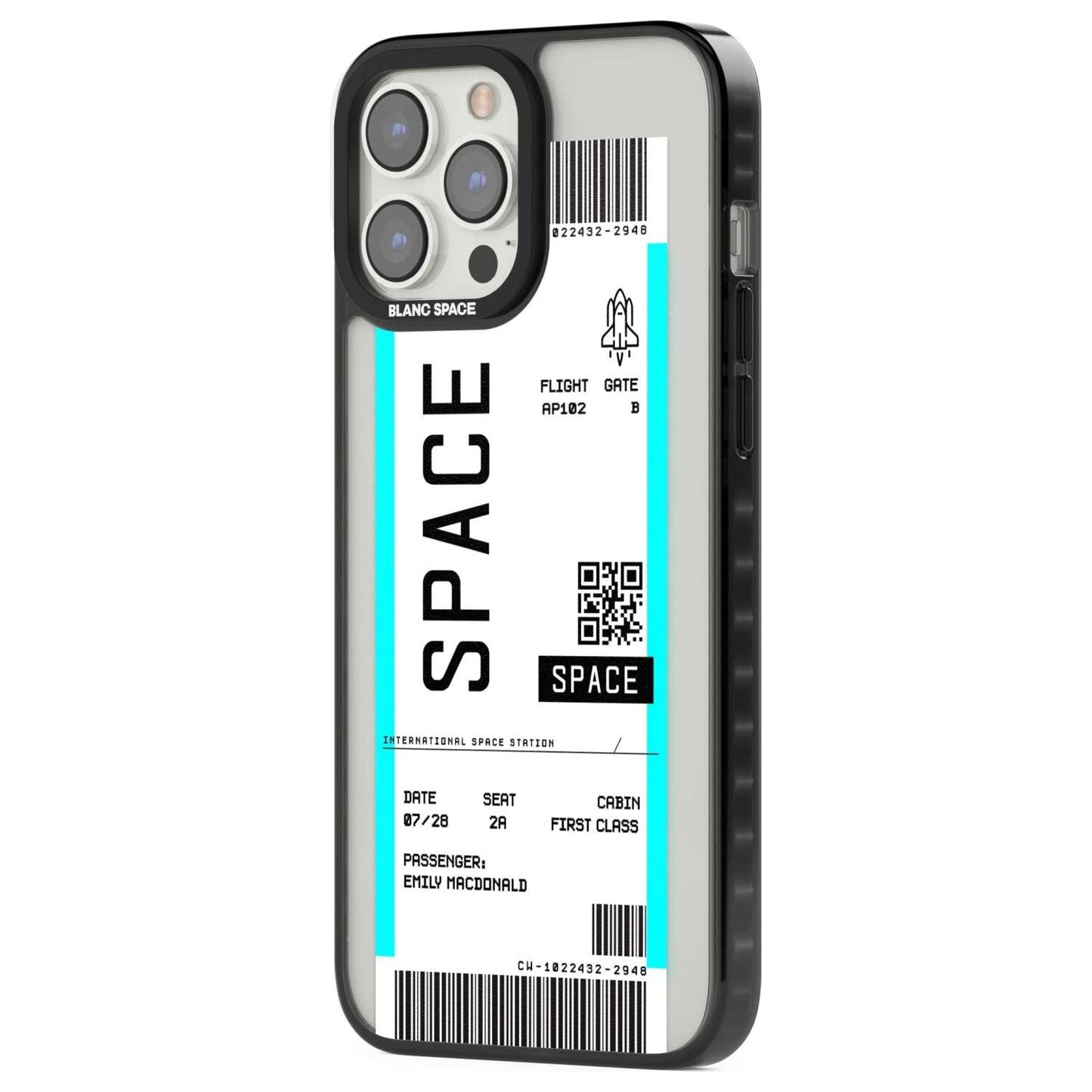 Personalised Space Travel Ticket
