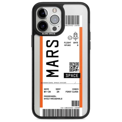 Personalised Mars Travel Ticket
