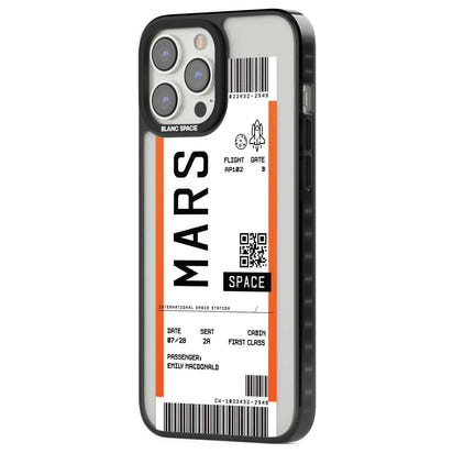 Personalised Mars Travel Ticket