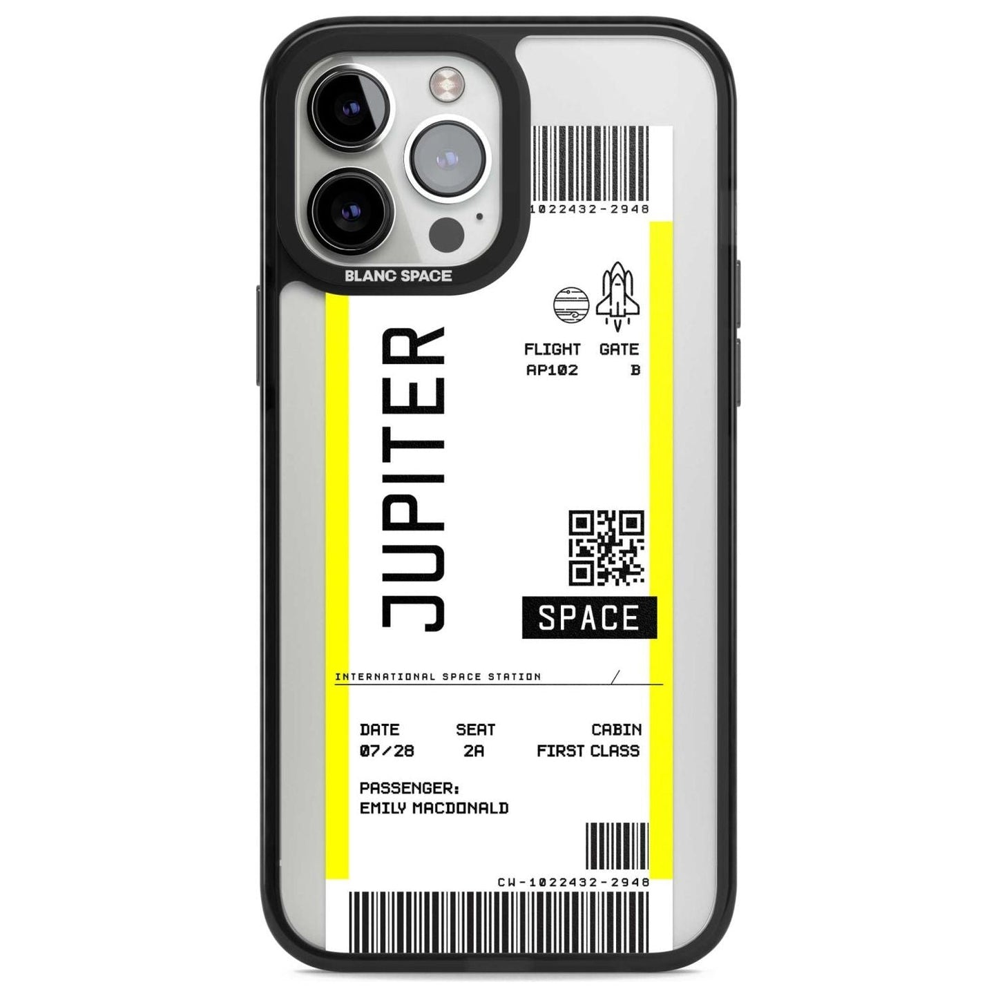 Personalised Jupiter Travel Ticket