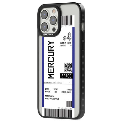 Personalised Mercury Travel Ticket