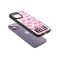 Personalised Pink Stripes & Lips