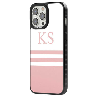 Personalised Pink Stripes & Initials