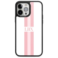 Personalised Minimal Pink Stripe