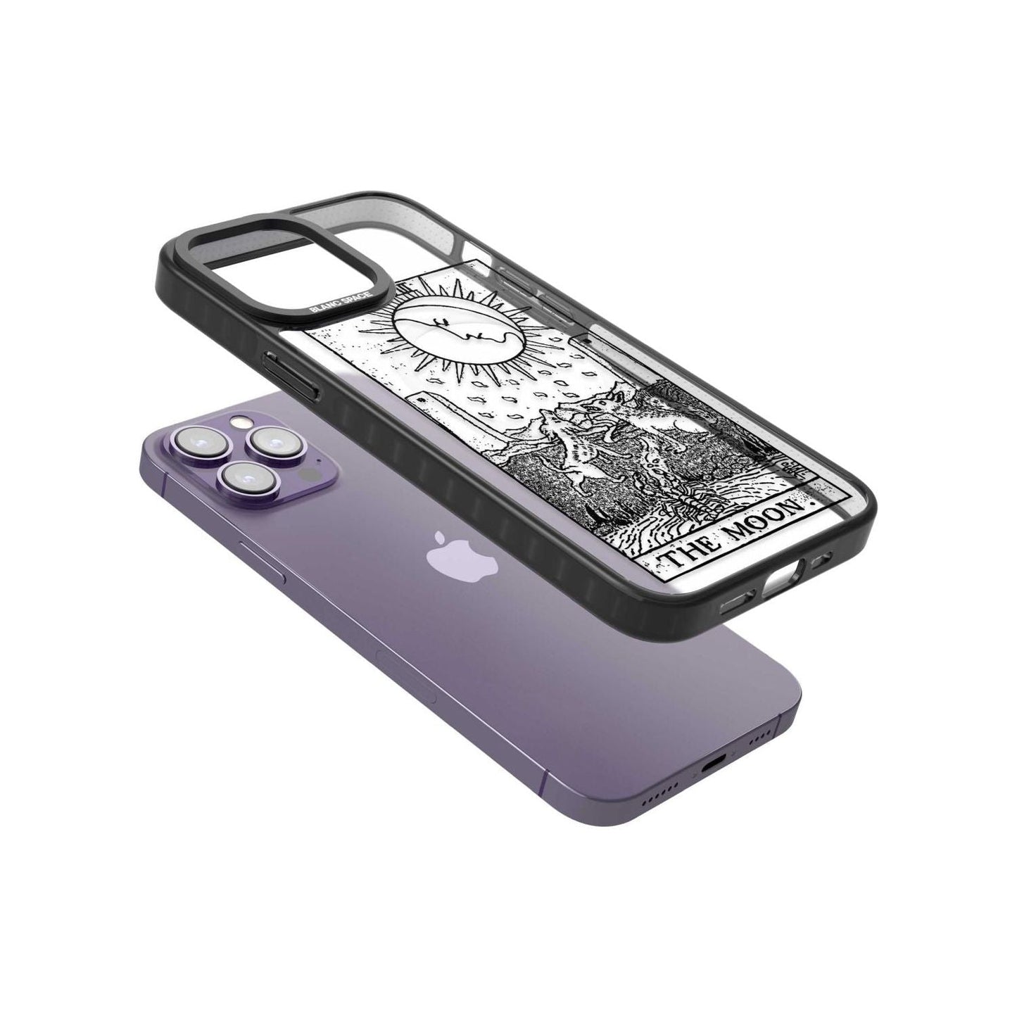 Personalised The Moon Tarot Card (Clear)