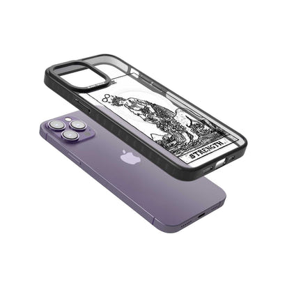 Personalisierte Stärke-Tarotkarte (Transparent)