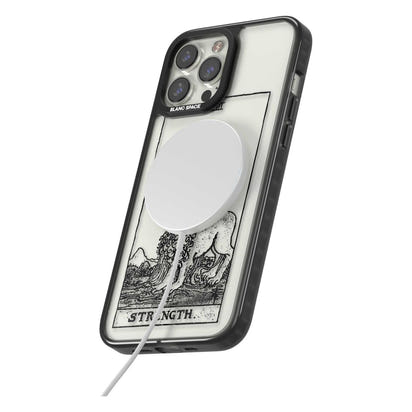 Personalisierte Stärke-Tarotkarte (Transparent)