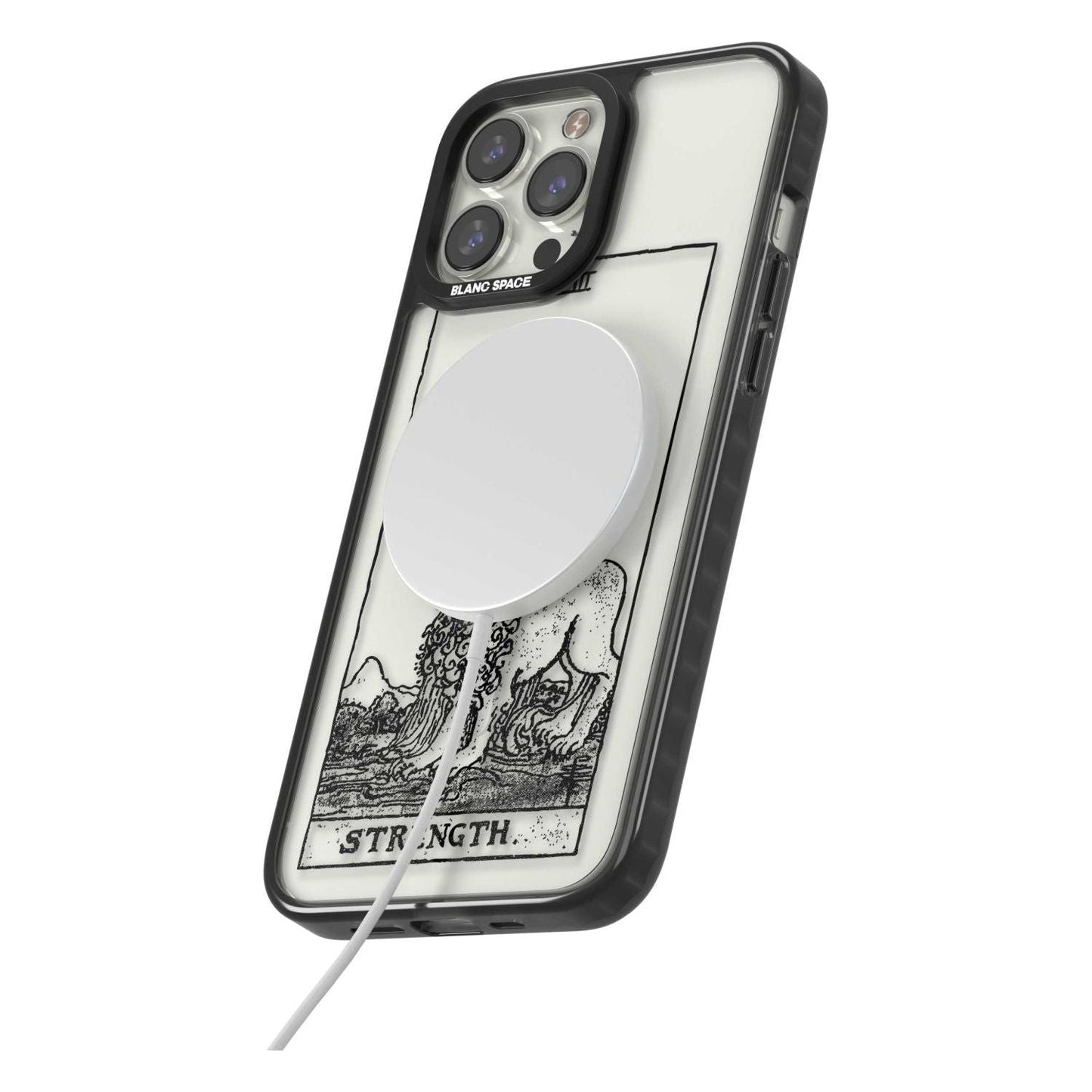 Personalisierte Stärke-Tarotkarte (Transparent)