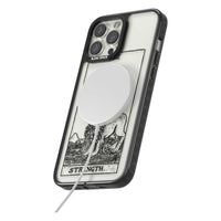 Personalisierte Stärke-Tarotkarte (Transparent)