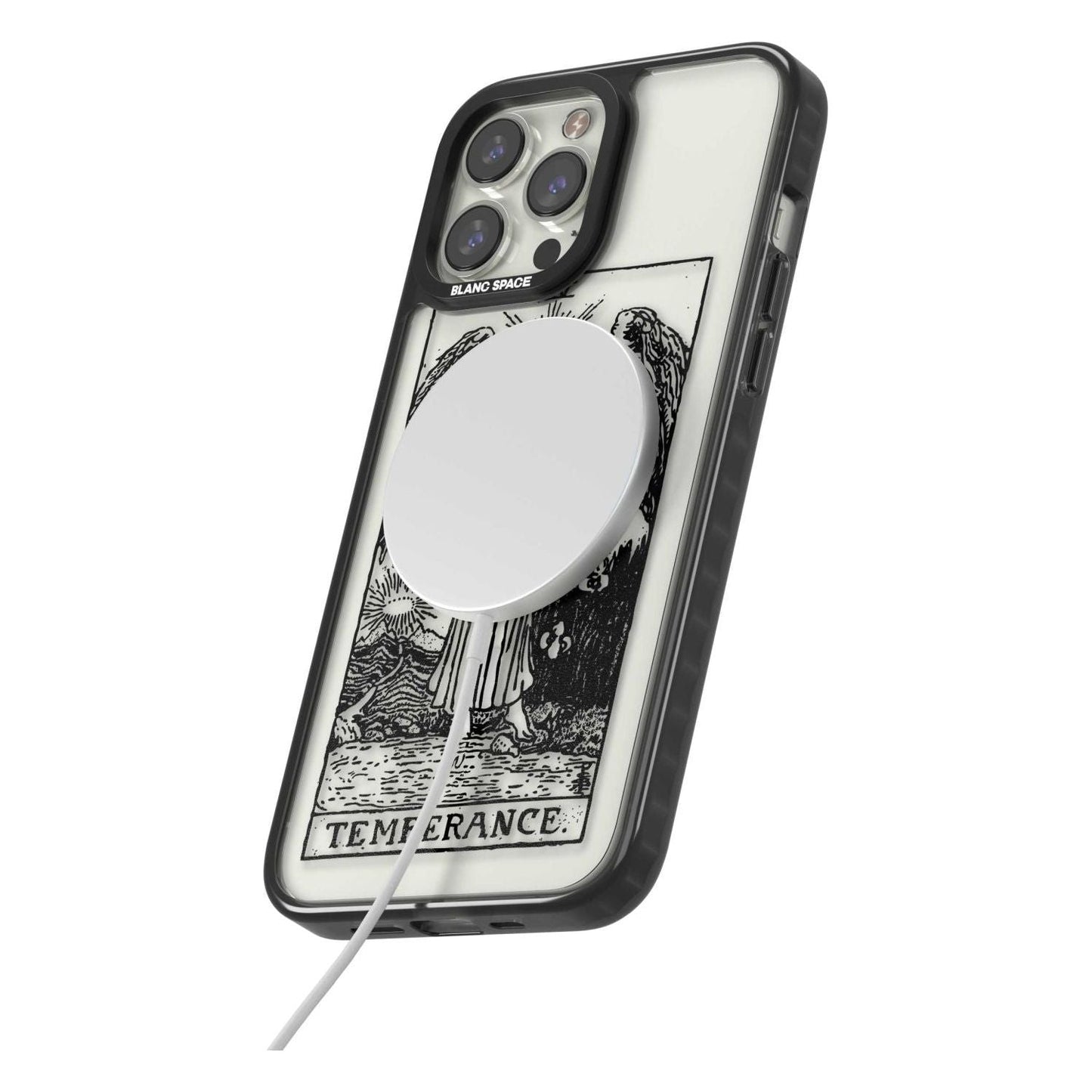 Personalisierte Temperanz-Tarotkarte (Transparent)