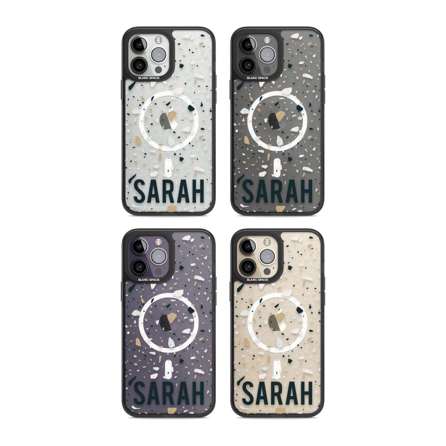 Personalised Terrazzo Blue, Pink, Brown