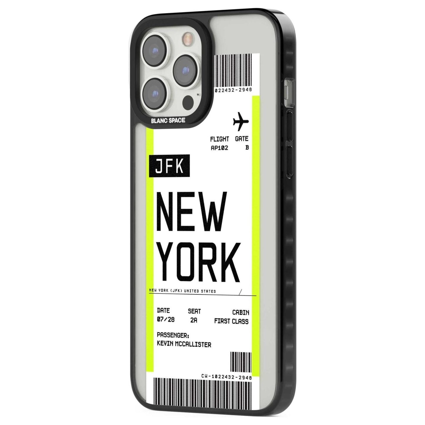 Personalised New York Boarding Pass