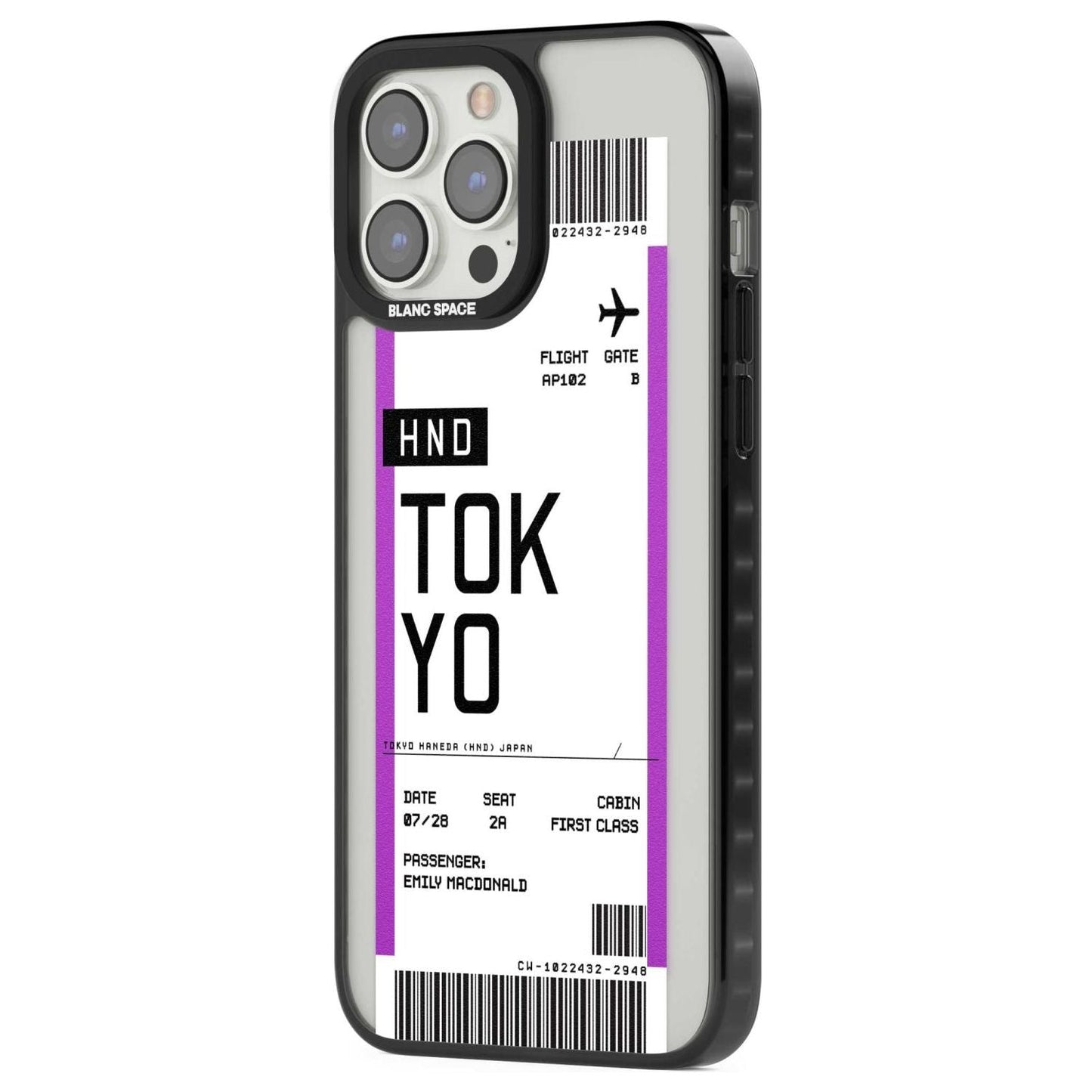 Personalised Tokyo Boarding Pass