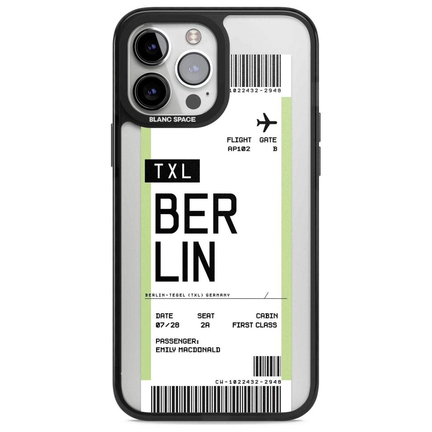 Personalised Berlin Boarding Pass