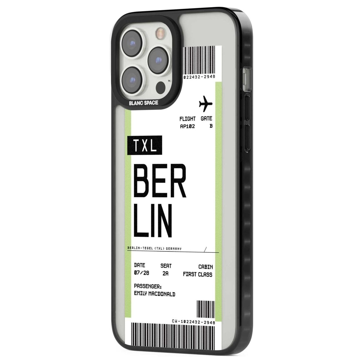 Personalised Berlin Boarding Pass
