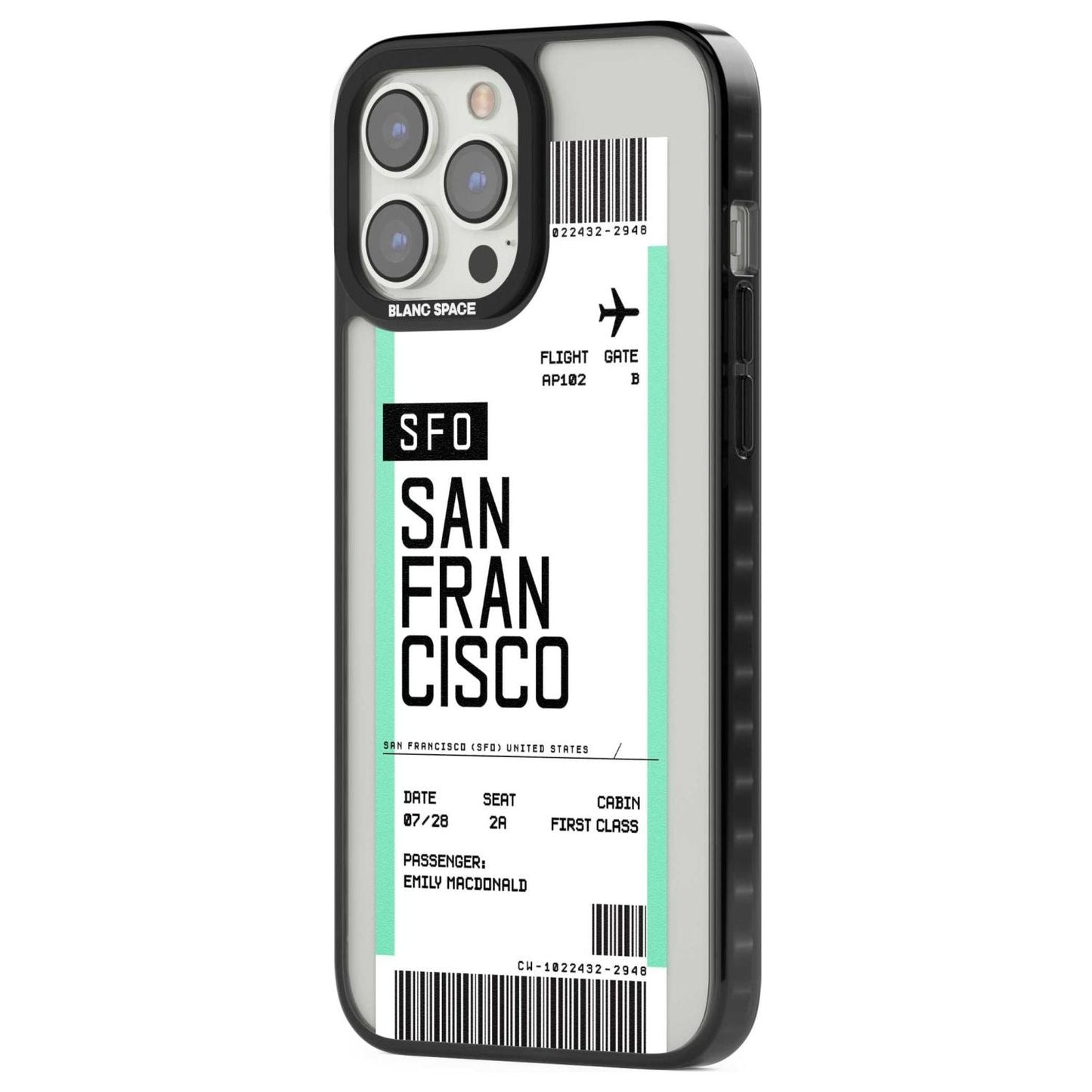 Personalised San Francisco Boarding Pass