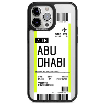 Personalised Abu Dhabi Boarding Pass