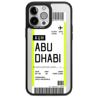 Personalised Abu Dhabi Boarding Pass