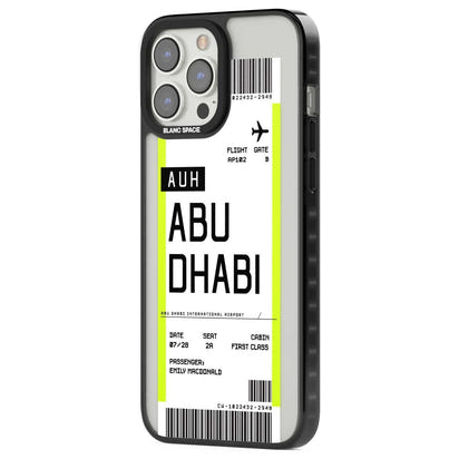 Personalised Abu Dhabi Boarding Pass