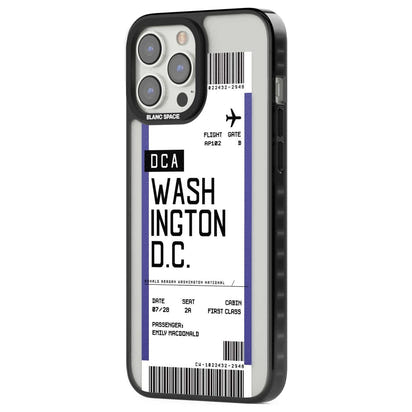 Personalised Washington D.C. Boarding Pass