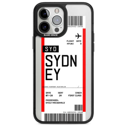 Personalised Sydney Boarding Pass