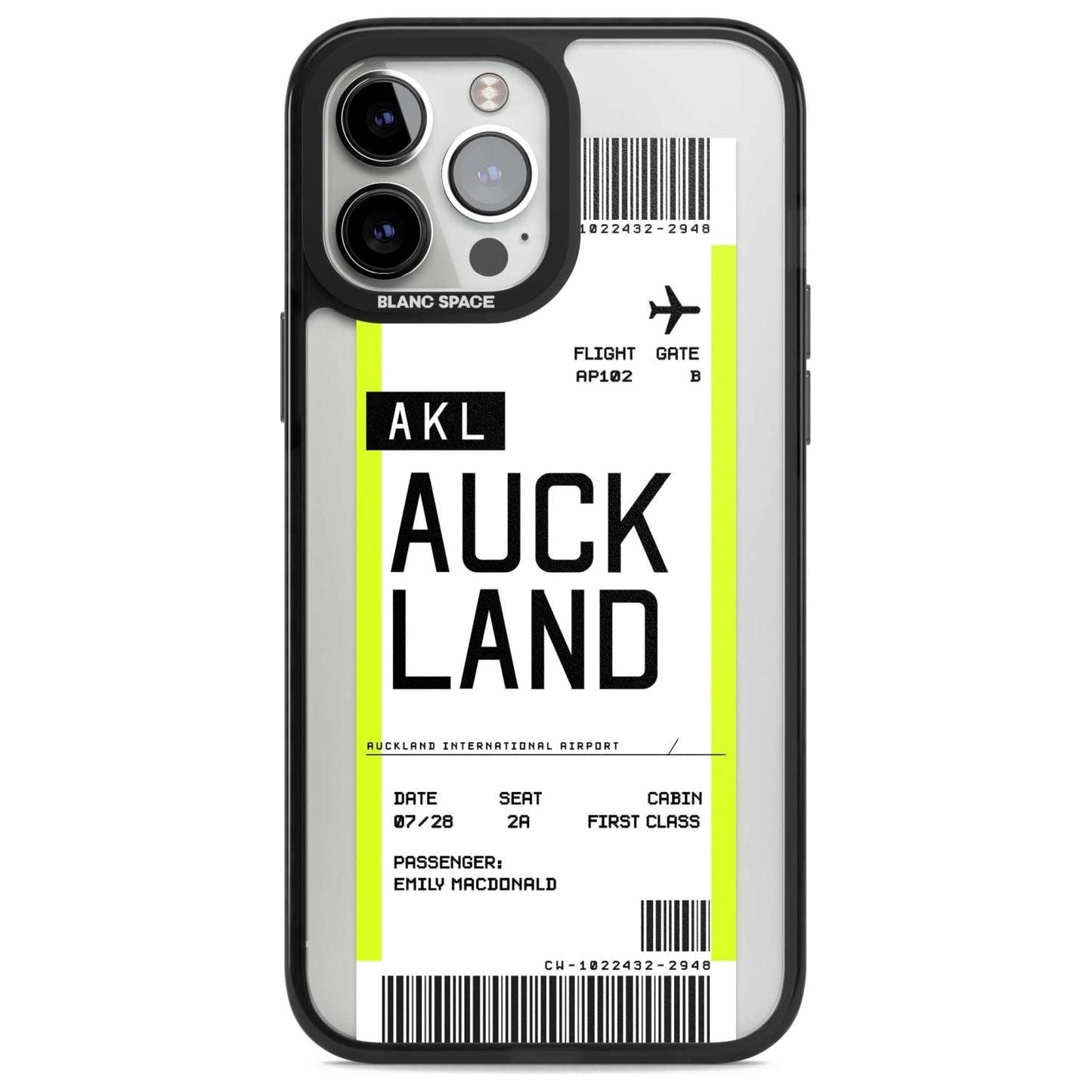 Personalised Auckland Boarding Pass