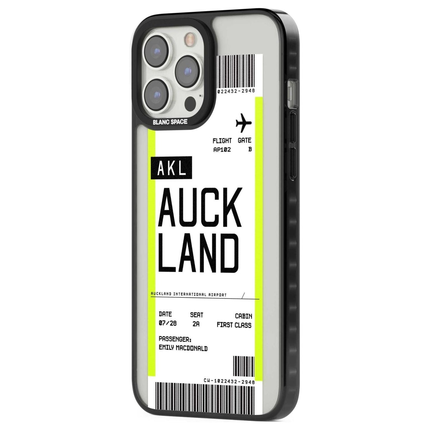 Personalised Auckland Boarding Pass