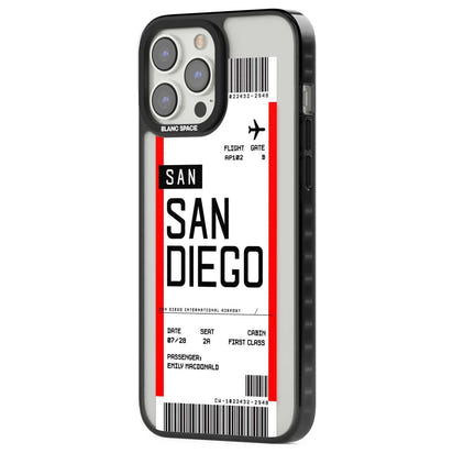 Personalised San Diego Boarding Pass