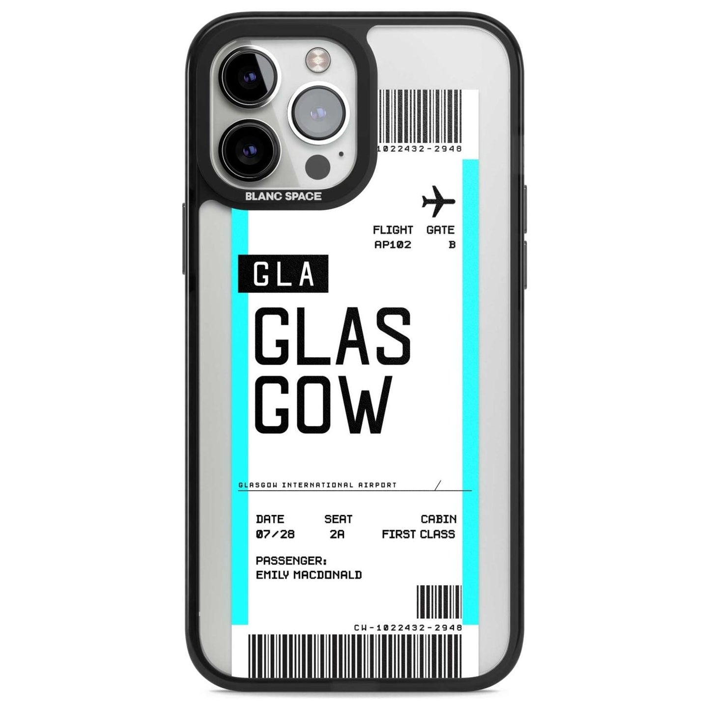 Personalised Glasgow Boarding Pass