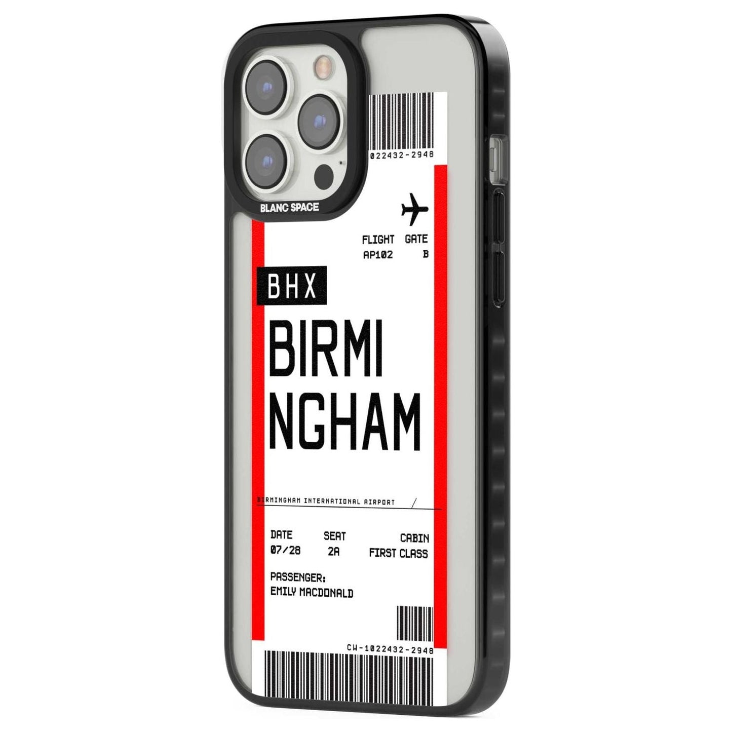 Personalised Birmingham Boarding Pass
