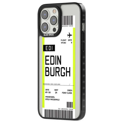 Personalised Edinburgh Boarding Pass
