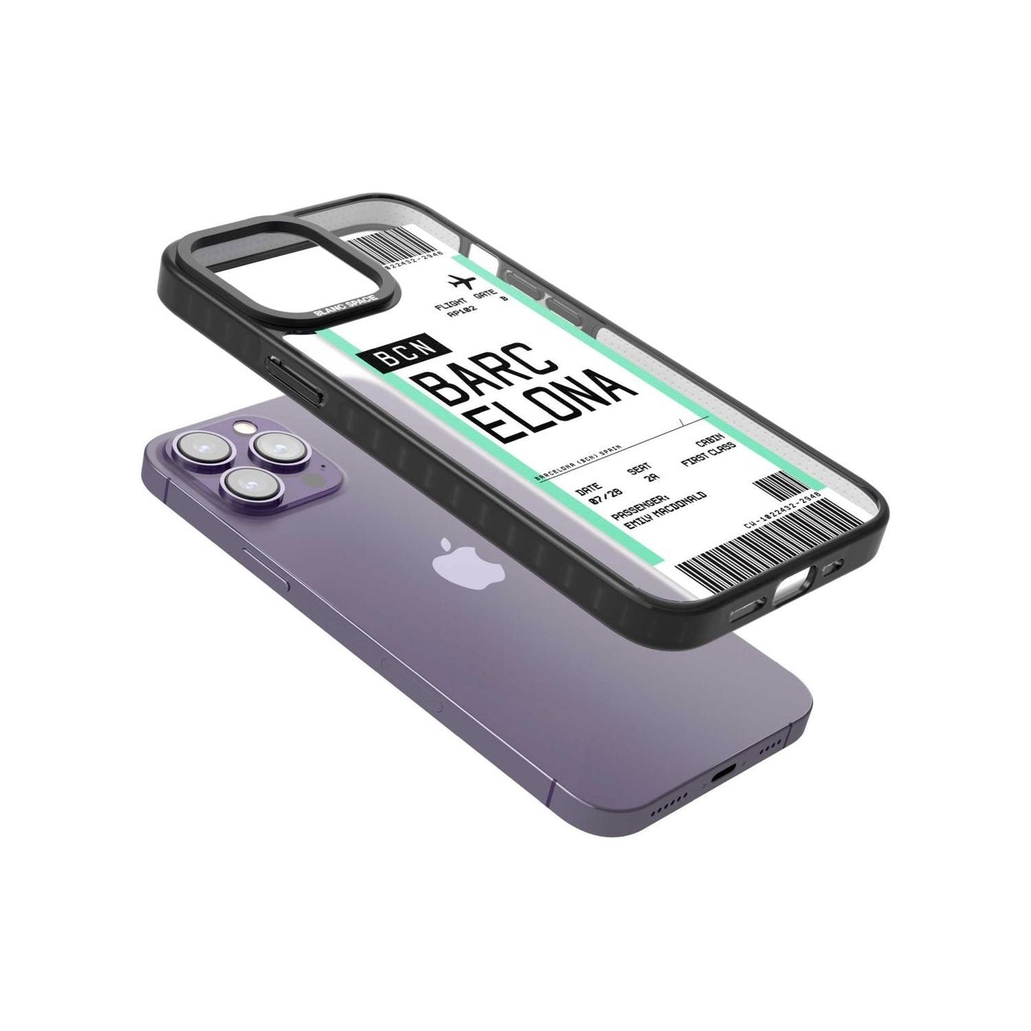 Personalised Barcelona Boarding Pass