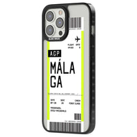 Personalised Málaga Boarding Pass