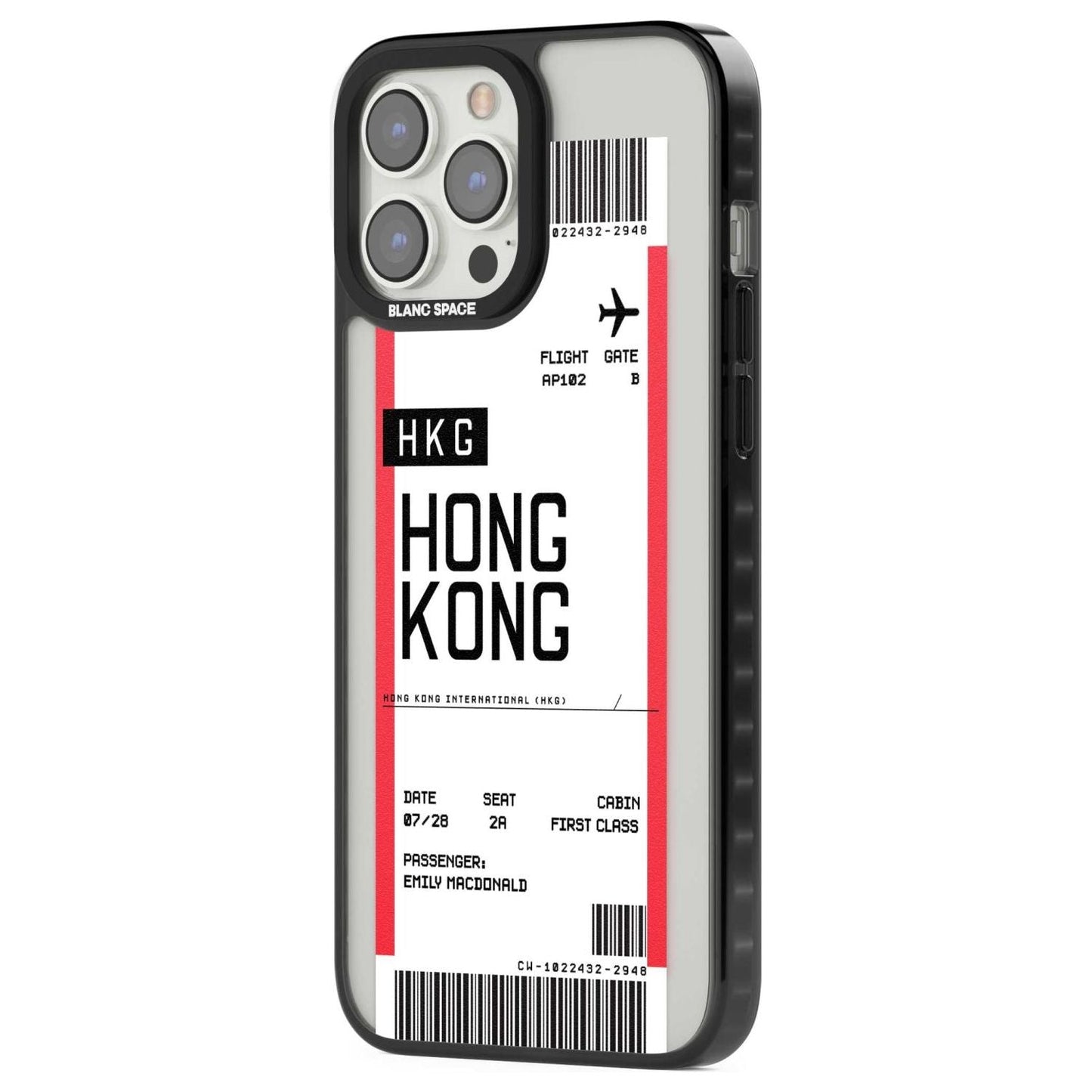 Personalised Hong Kong Boarding Pass
