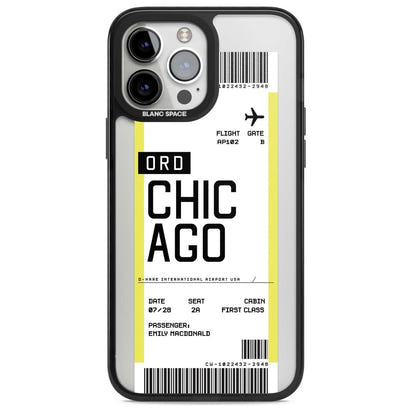 Personalised Chicago Boarding Pass