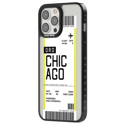 Personalised Chicago Boarding Pass