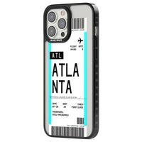 Personalisierte Atlanta-Bordkarte